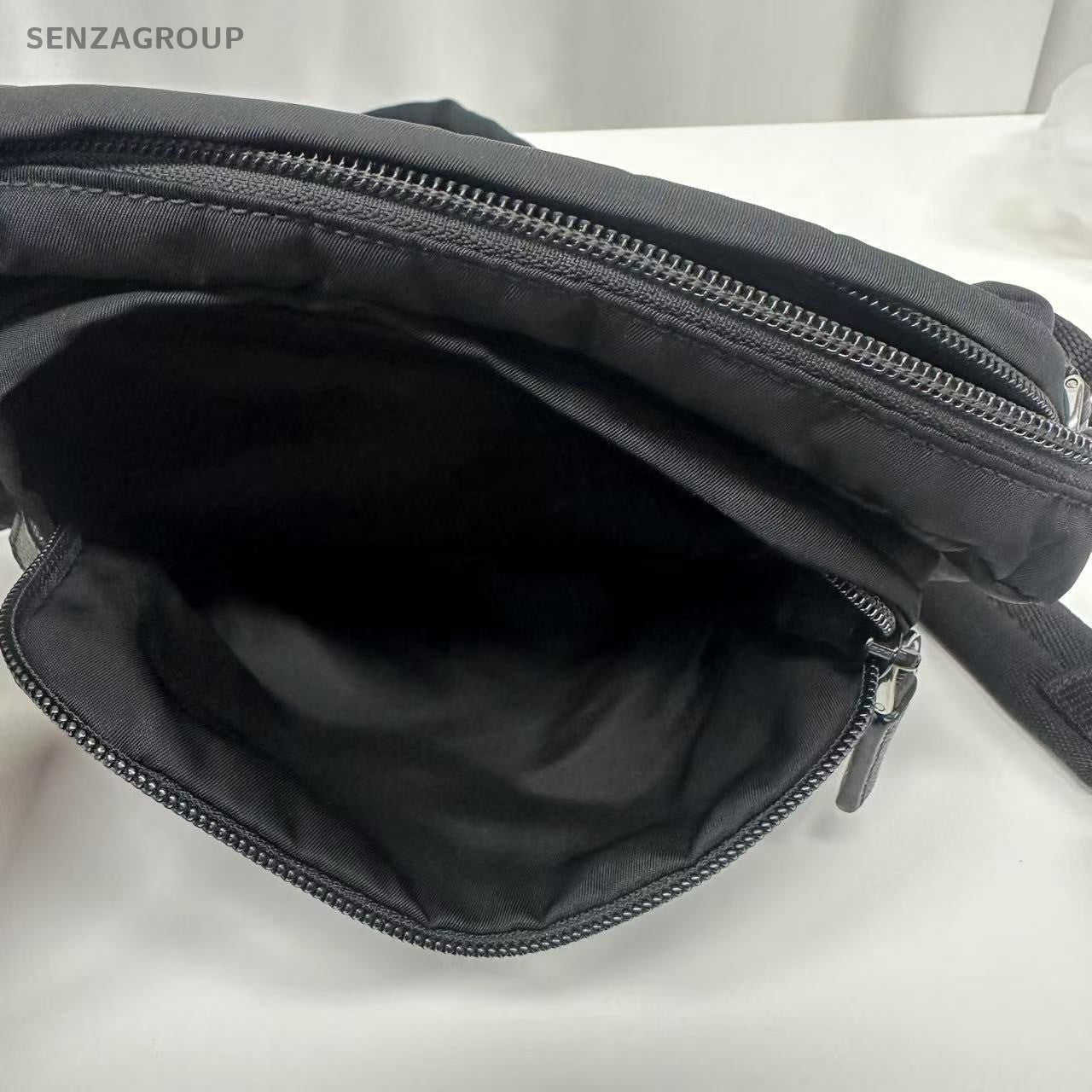 PRADA Nylon Black Silver Camera bag