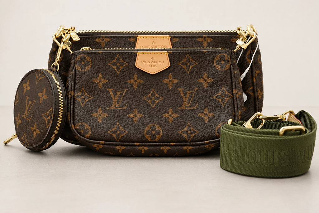 Louis Vuitton Multi Pochette Accessoires Shoulder Bag Monogram Canvas Classic