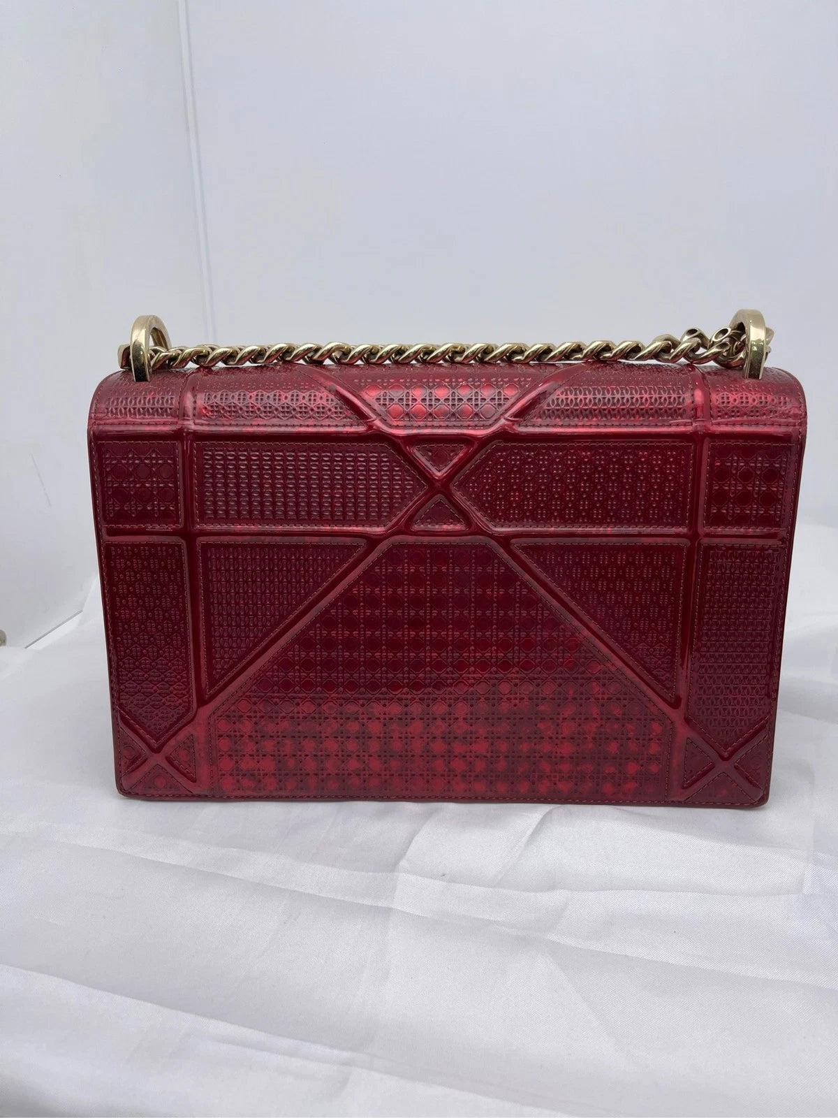 Dior Chain Red Shoulder Bag For Women