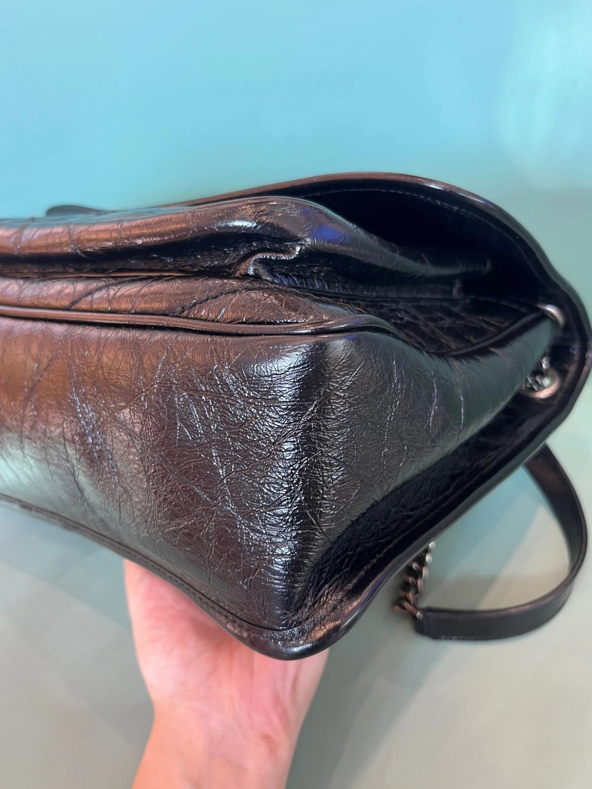 Saint Laurent Niki Medium Black D-buckle Shoulder Bag For Women