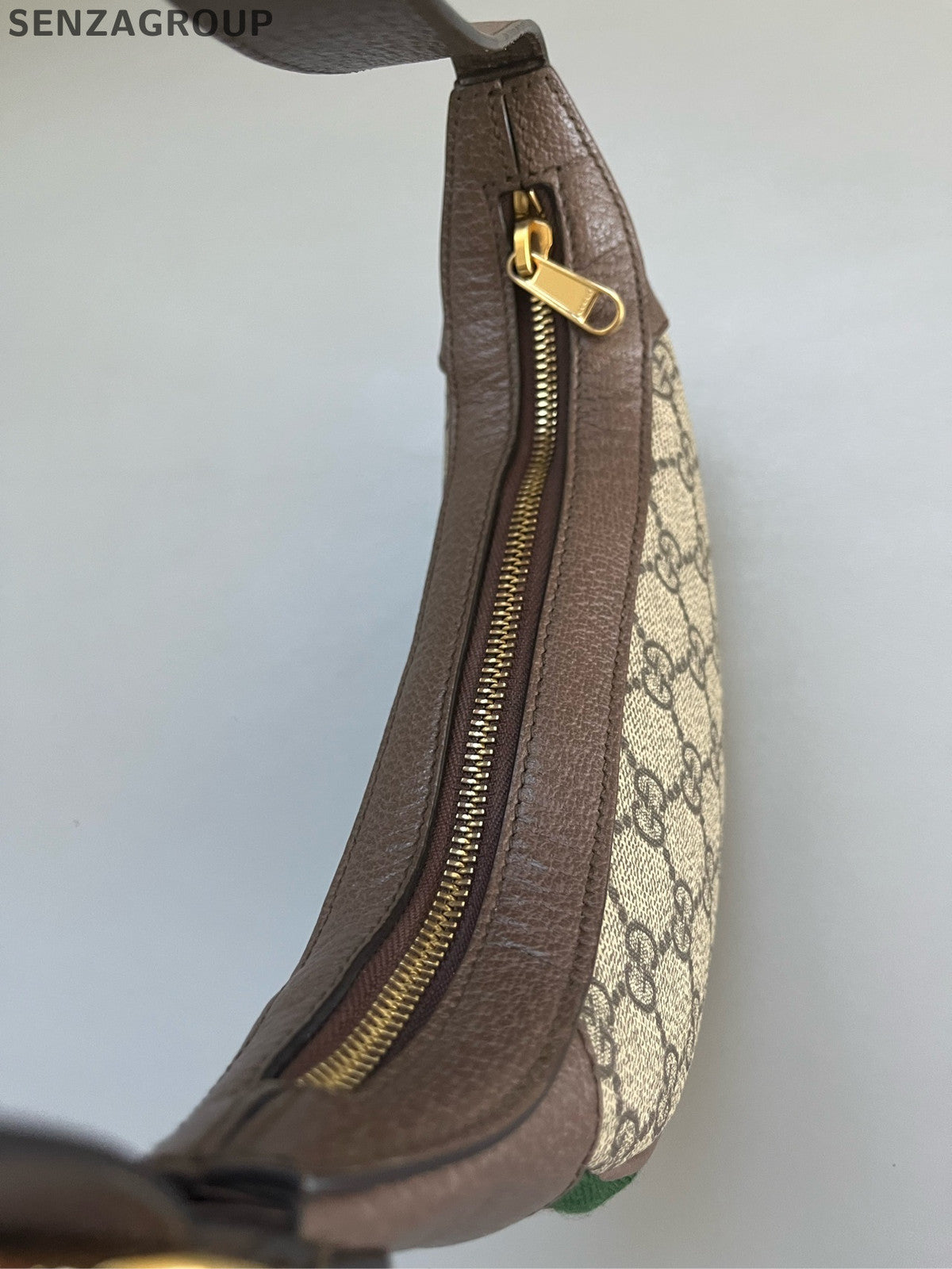 Gucci Ophidia Mini Shoulder Bag Brown Gold Buckle Classic Women