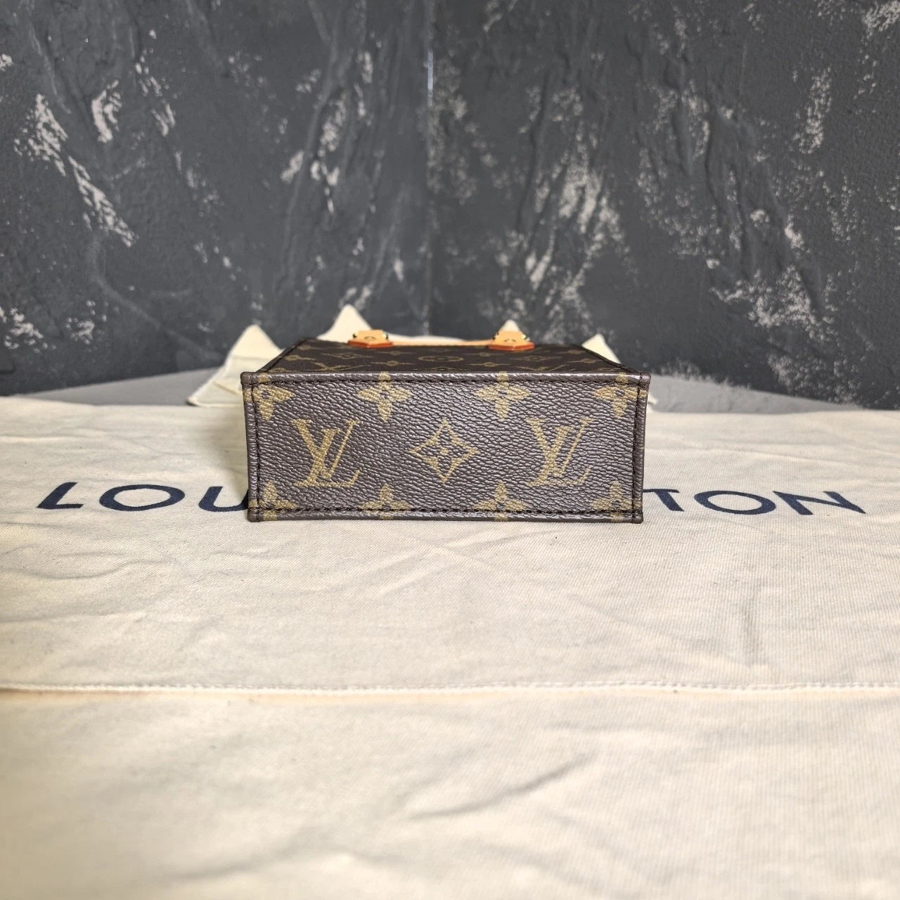 Louis Vuitton Canvas Mini Tote Crossbody Bag For Women