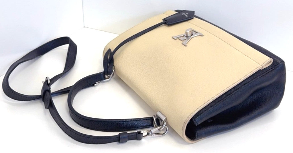 Louis Vuitton Lock me All Leather Calfskin Top Handle 2WAY Shoulder bag WOMEN