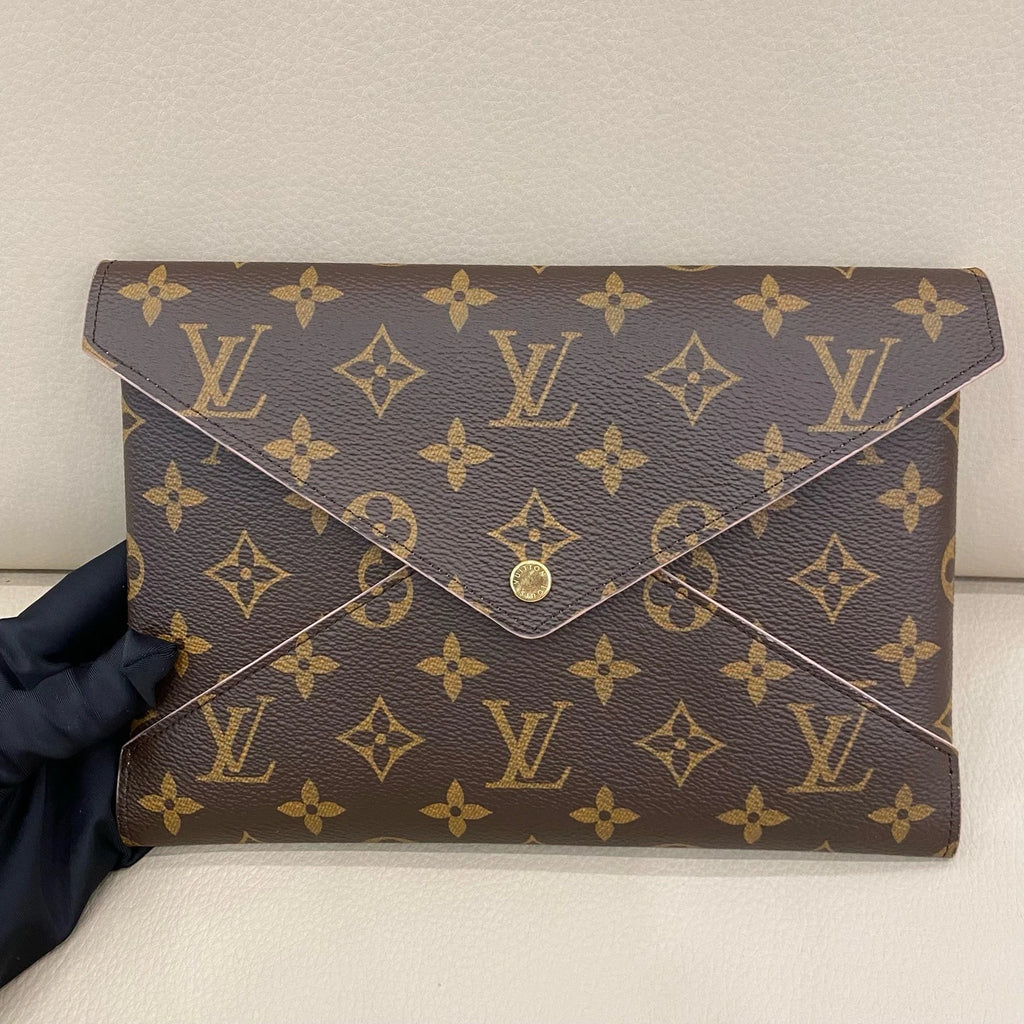 Louis Vuitton Classic Monogram 3-in-1 Envelope Clutch Bag For Women