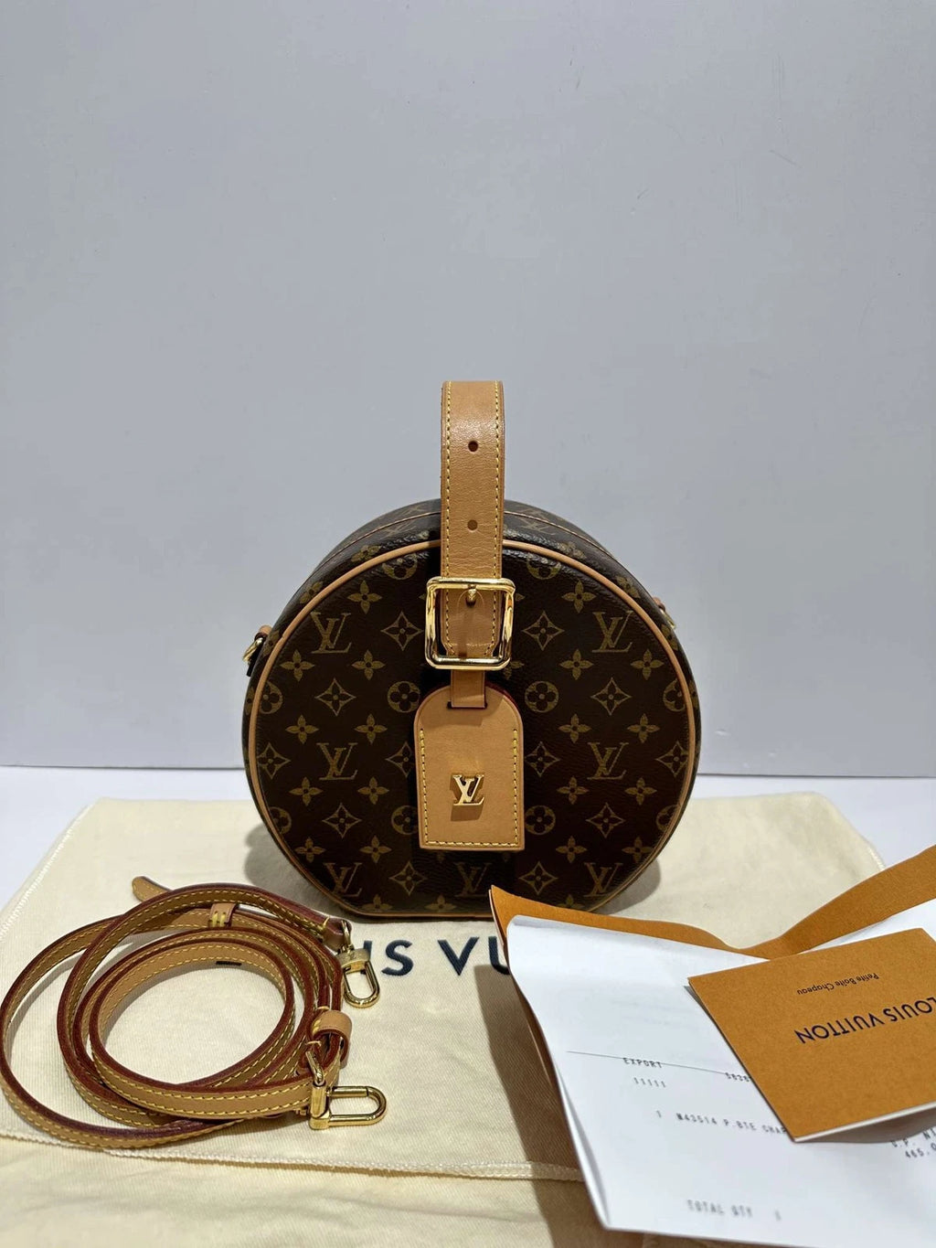 Louis Vuitton Boite Chapeau Monogram Vintage Round Box Crossbody