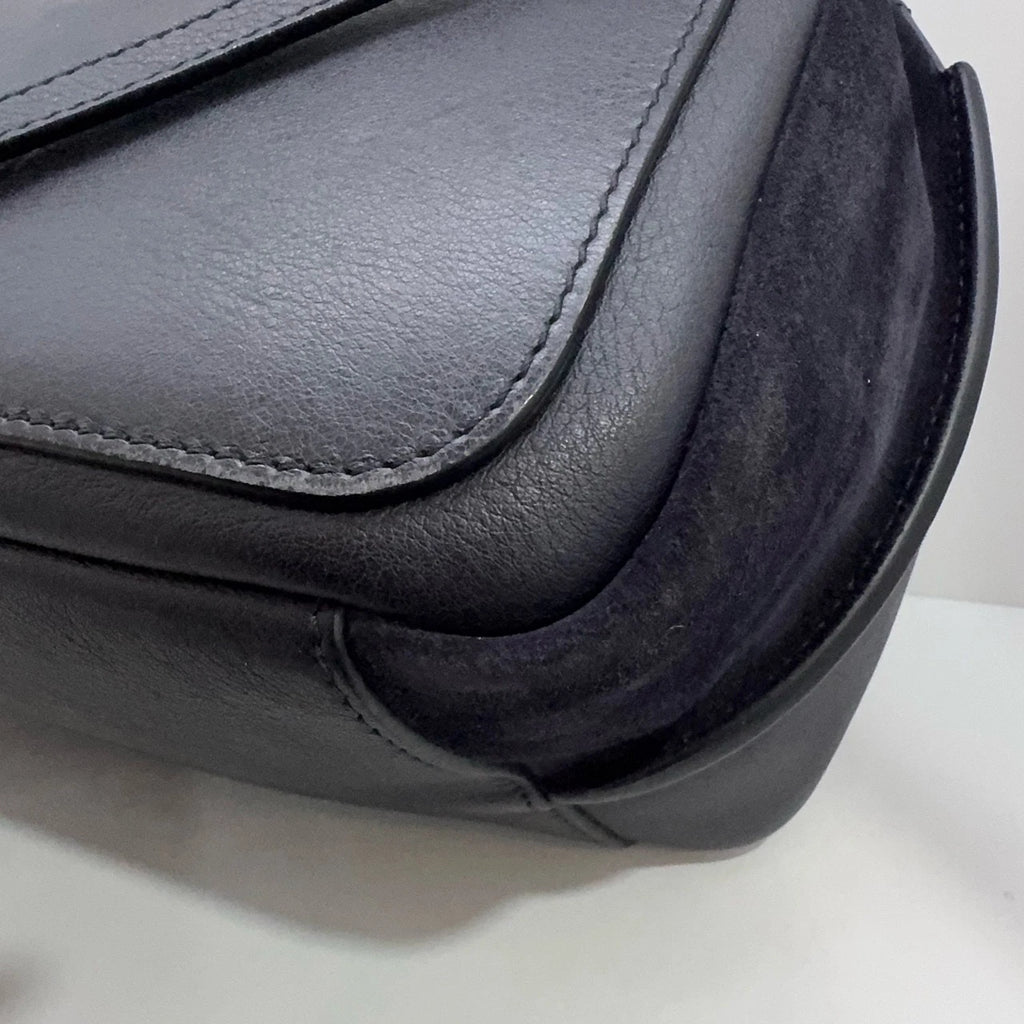 Chloe Black Leather Handbag Shoulder Crossbody Bag For Women