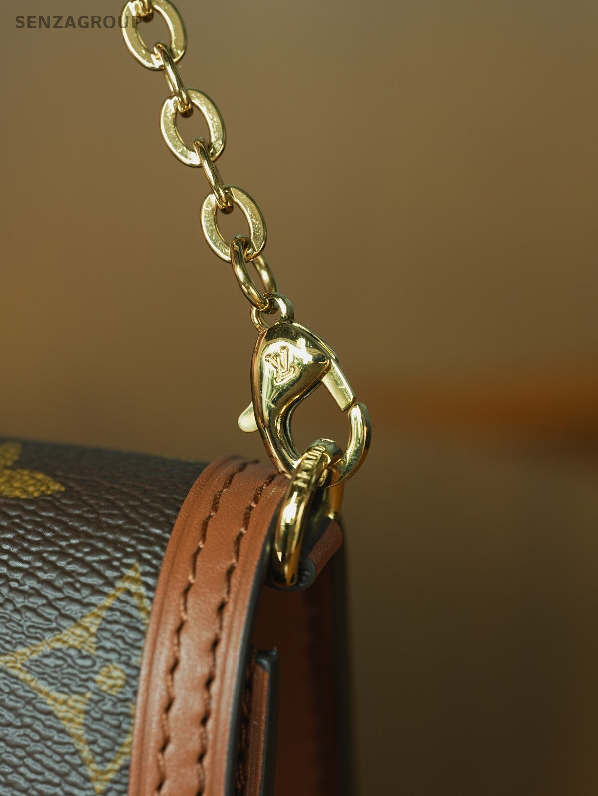 Louis Vuitton Shoulder Bag  Monogram Brown Dauphine OS M68746