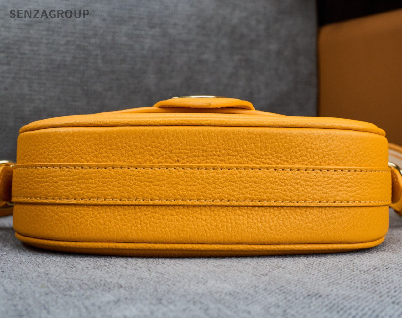 Louis Vuitton Pont 9 Crossbody Orange Gold Used Women Classic Designer