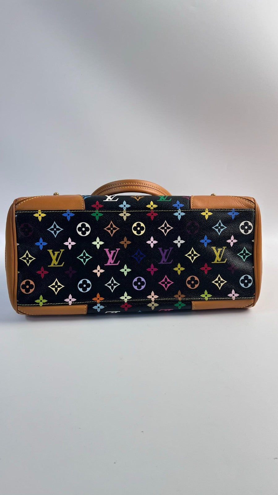 SJ0001 Monogram Multicolore Black Claudia Handbag Classic Limited Edition