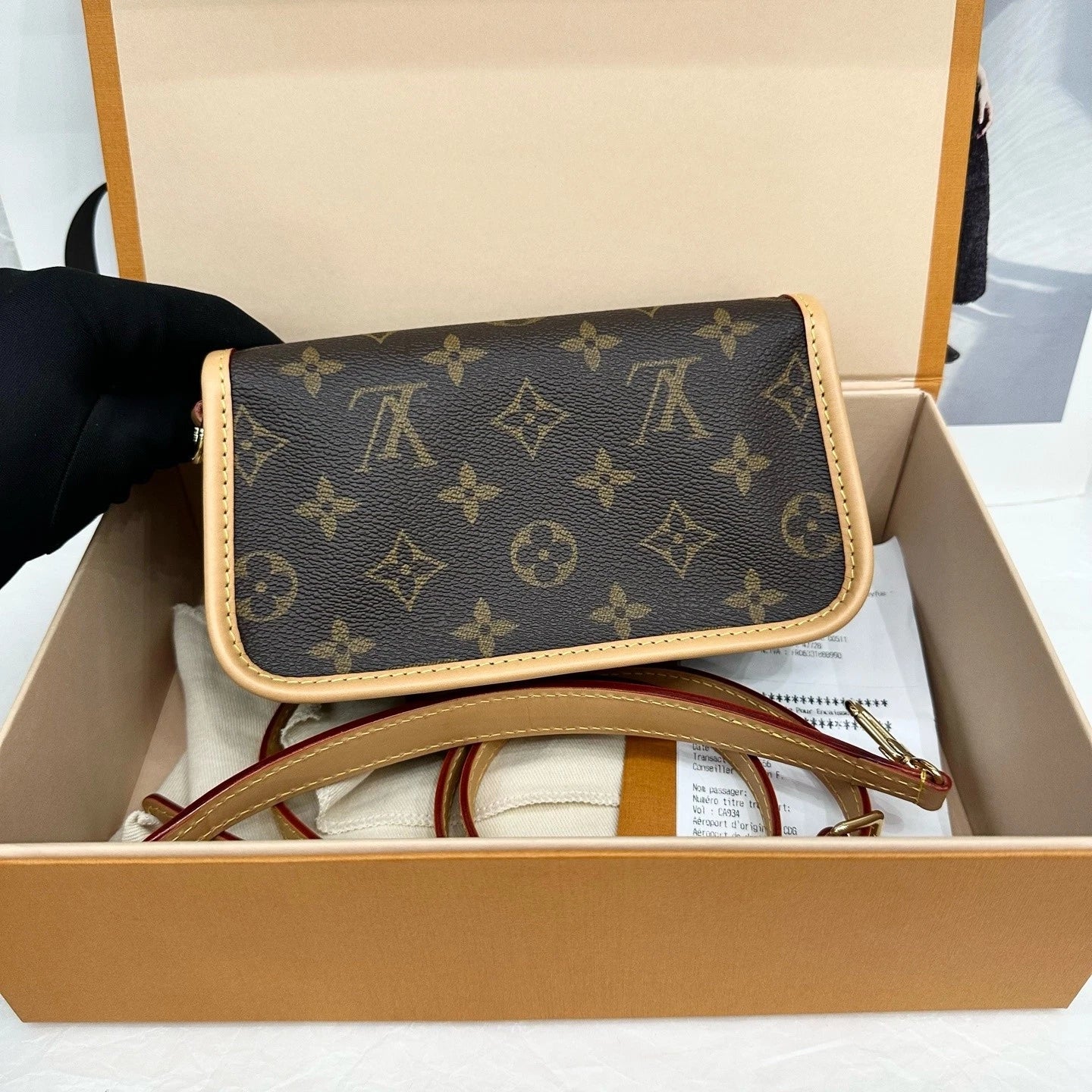 Louis Vuitton Monogram Canvas Diane Nano Shoulder Bag For Women