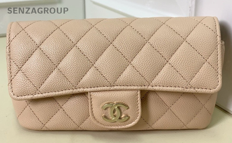CHANEL Classic Flap Calfskin Chain Strap Phone case Women