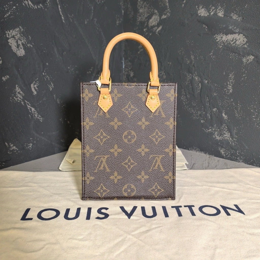 Louis Vuitton Canvas Mini Tote Crossbody Bag For Women