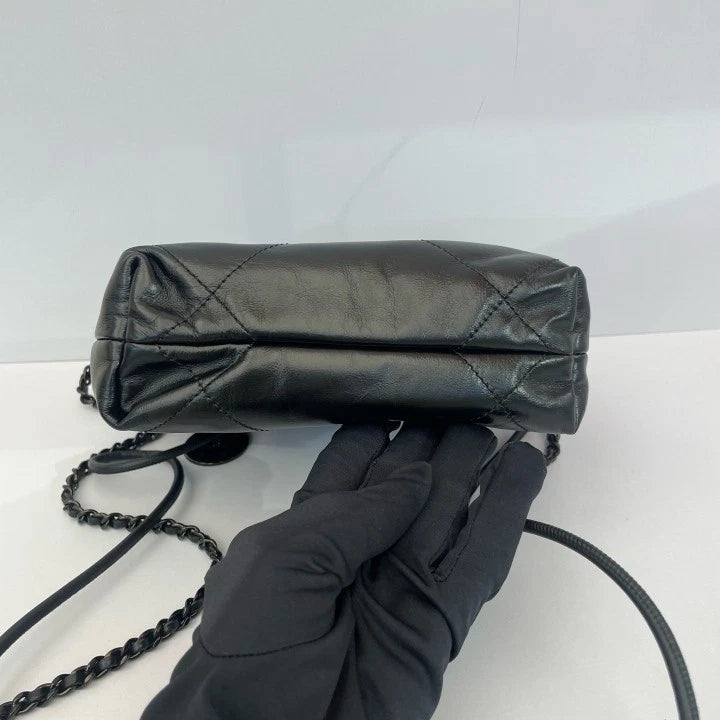 CHANEL 22Bag Mini Calfskin Tote Handbag For Women