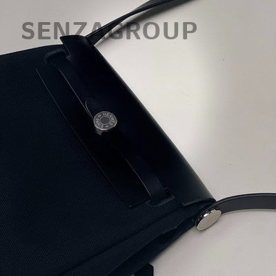 Hermès Mini Herbag Black Silver Shoulder Crossbody Bag Women's Classic