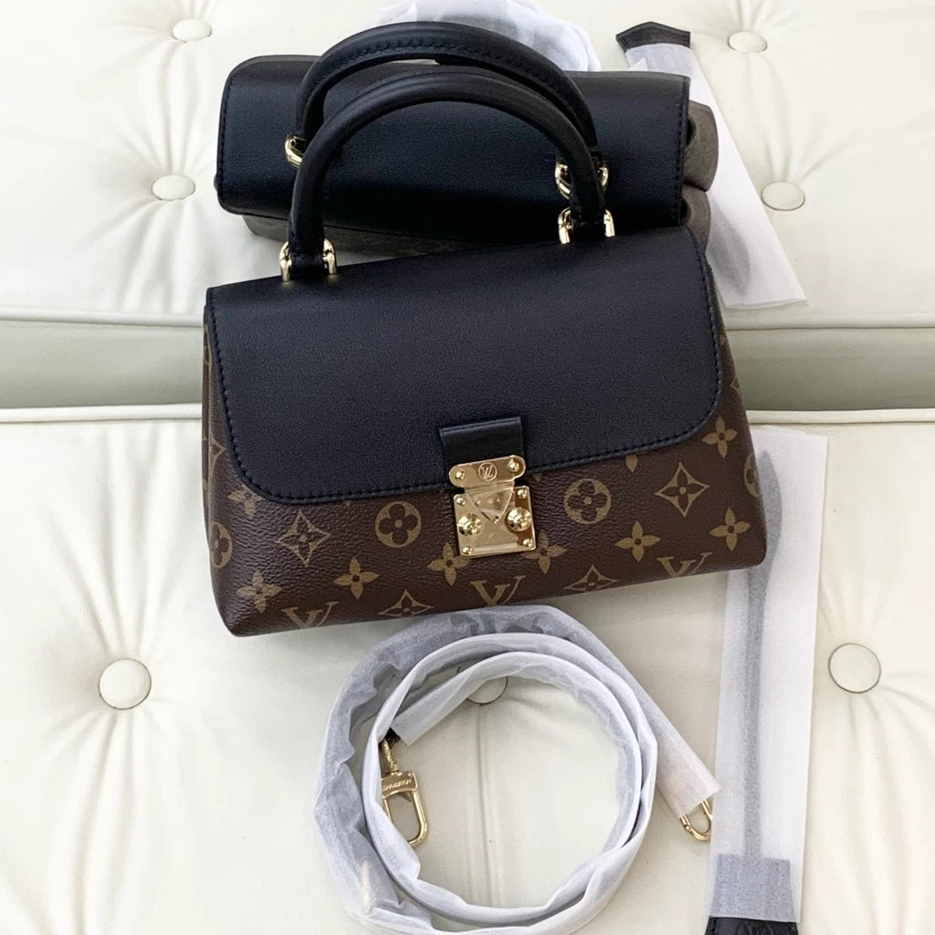 Louis Vuitton Madeleine BB Monogram Top Handle Crossbody Bag Brown Women S