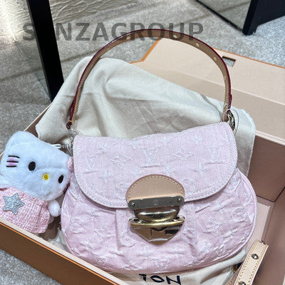 Louis Vuitton Pink Gold Shoulder Bag Classic Fashion Women