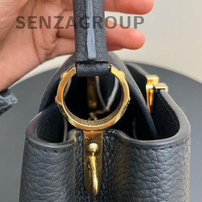 Louis Vuitton Capucines Black Gold Handbag - Classic Fashion Women