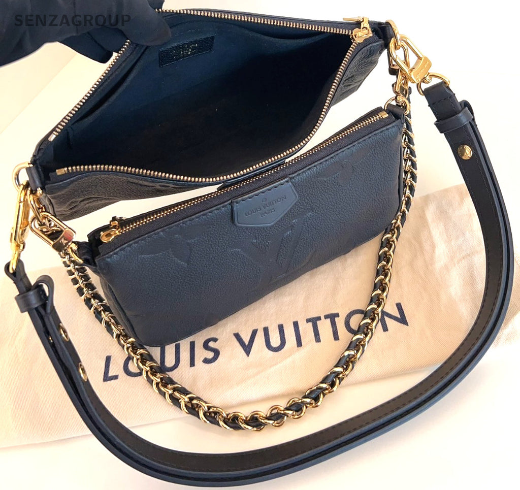 Louis Vuitton MULTIPOCHETTE Monogram Empreinte Shoulder bag Women Black