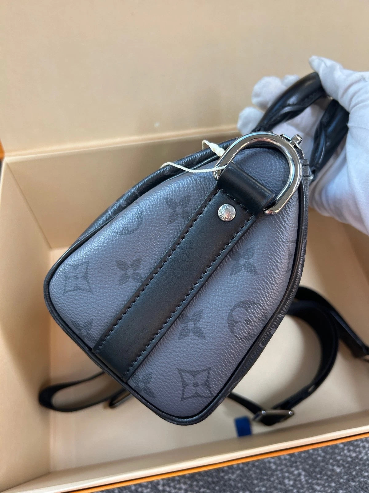 Louis Vuitton Keepall25 Black Handbag Crossbody Bag For Women