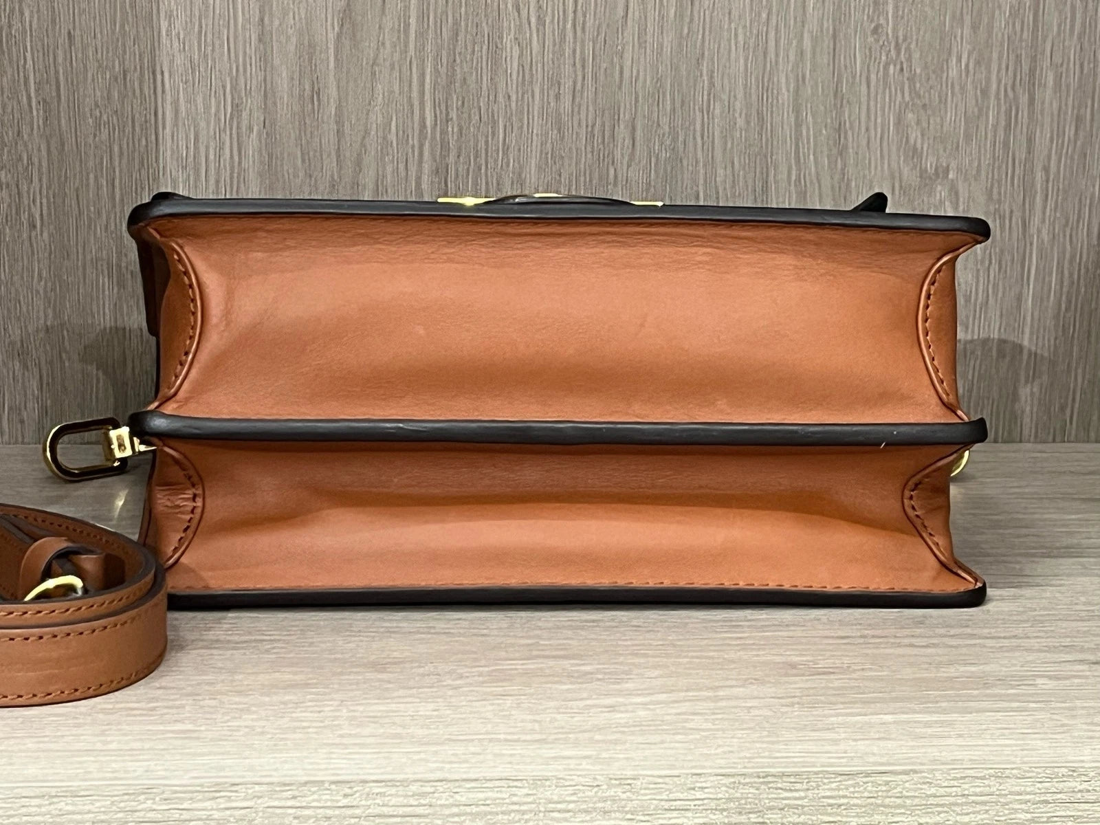Louis Vuitton Canvas Monogram Caramel Dauphine MM Shoulder Bag Women