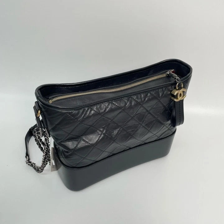 Authentic CHANEL Black Medium Shoulder Bag For Women