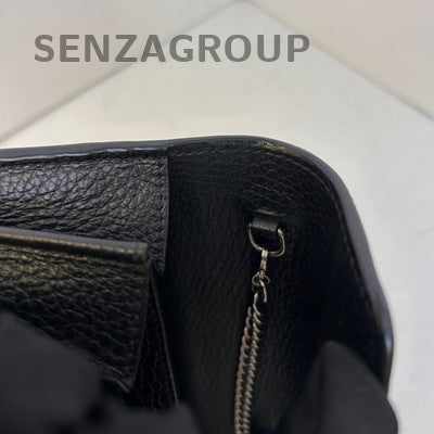Gucci Dionysus WOC Black Silver Chain Shoulder Crossbody Bag Women Classic