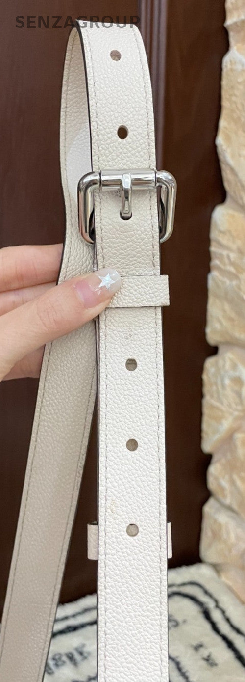 Louis Vuitton Marelle Epi Leather Shoulder Bag Crossbody White Silver Women
