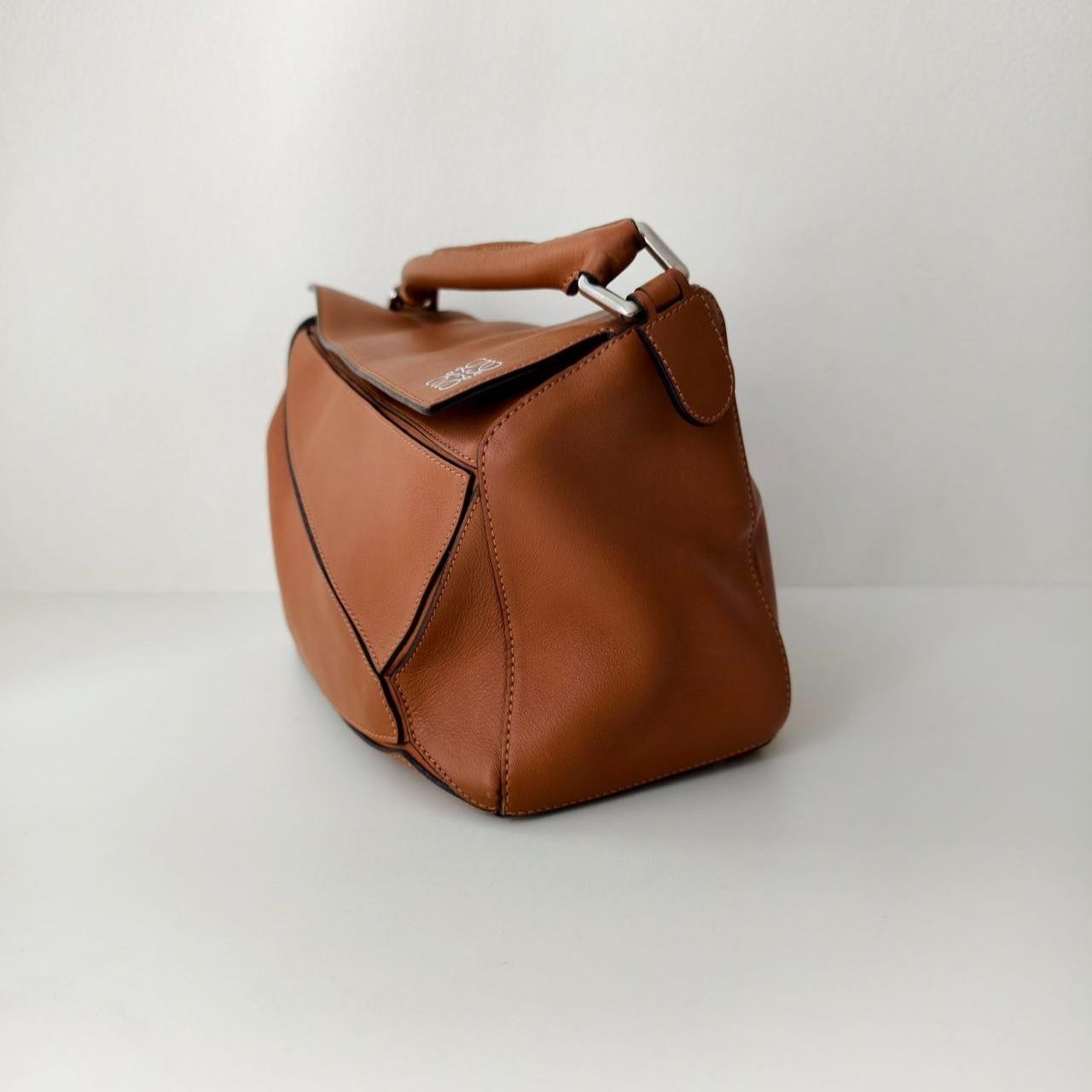 SJ0001 Loewe puzzle bag Brown MM
