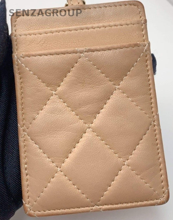 CHANEL Clutch Shoulder Crossbody Bag Women Brown