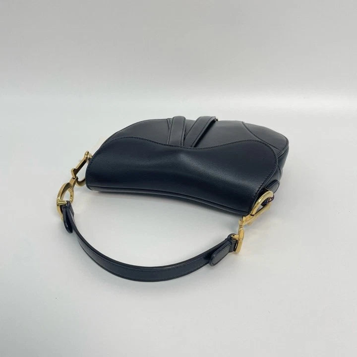 Dior Saddle Black Shoulder Bag Excellent