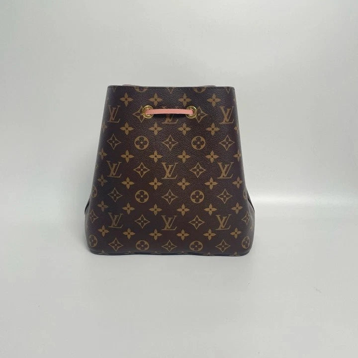 Louis Vuitton Canvas Neonoe Pink Bucket Bag For Women
