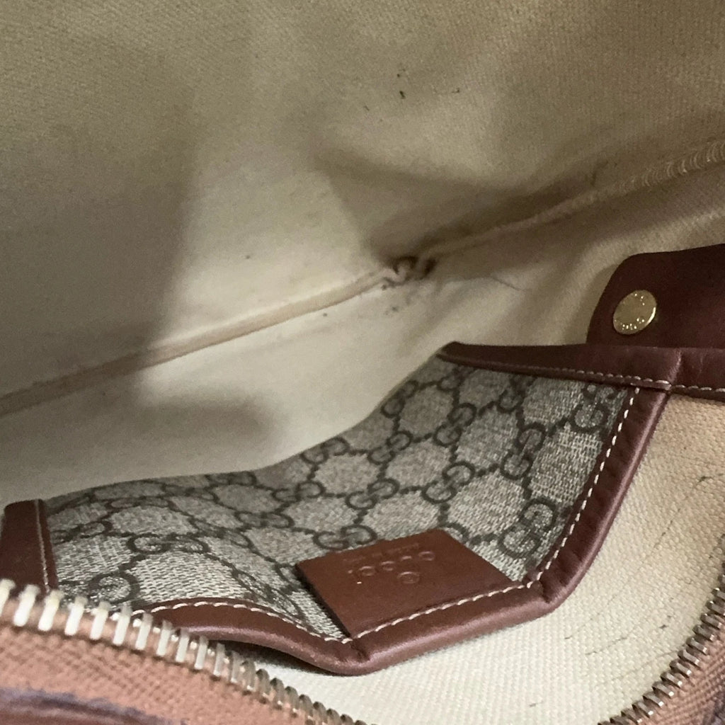 Gucci Classic Monogram Canvas Women Shoulder Crossbody Messenger Bag