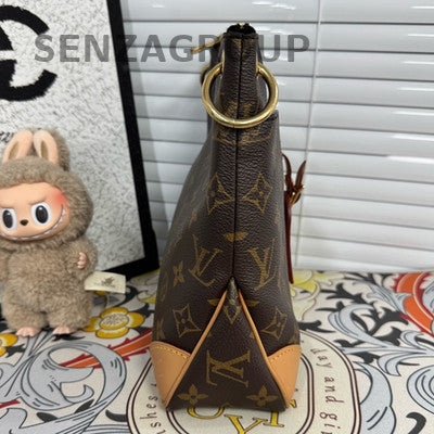 Louis Vuitton Monogram Croissant Shoulder Bag Brown Small Women's Classic