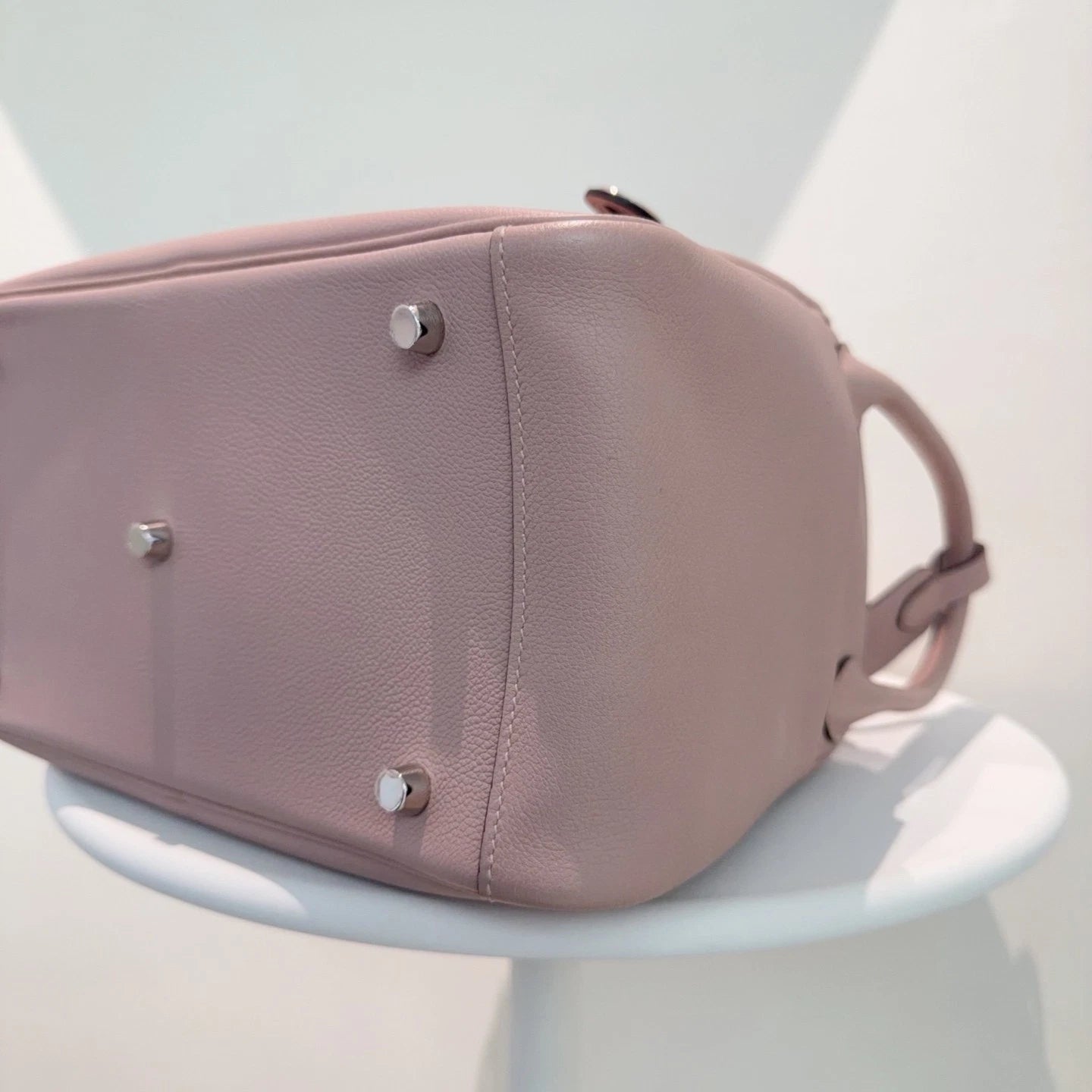 Hermes Lindy 30 Top Handle Bag Clemence Leather Shoulder