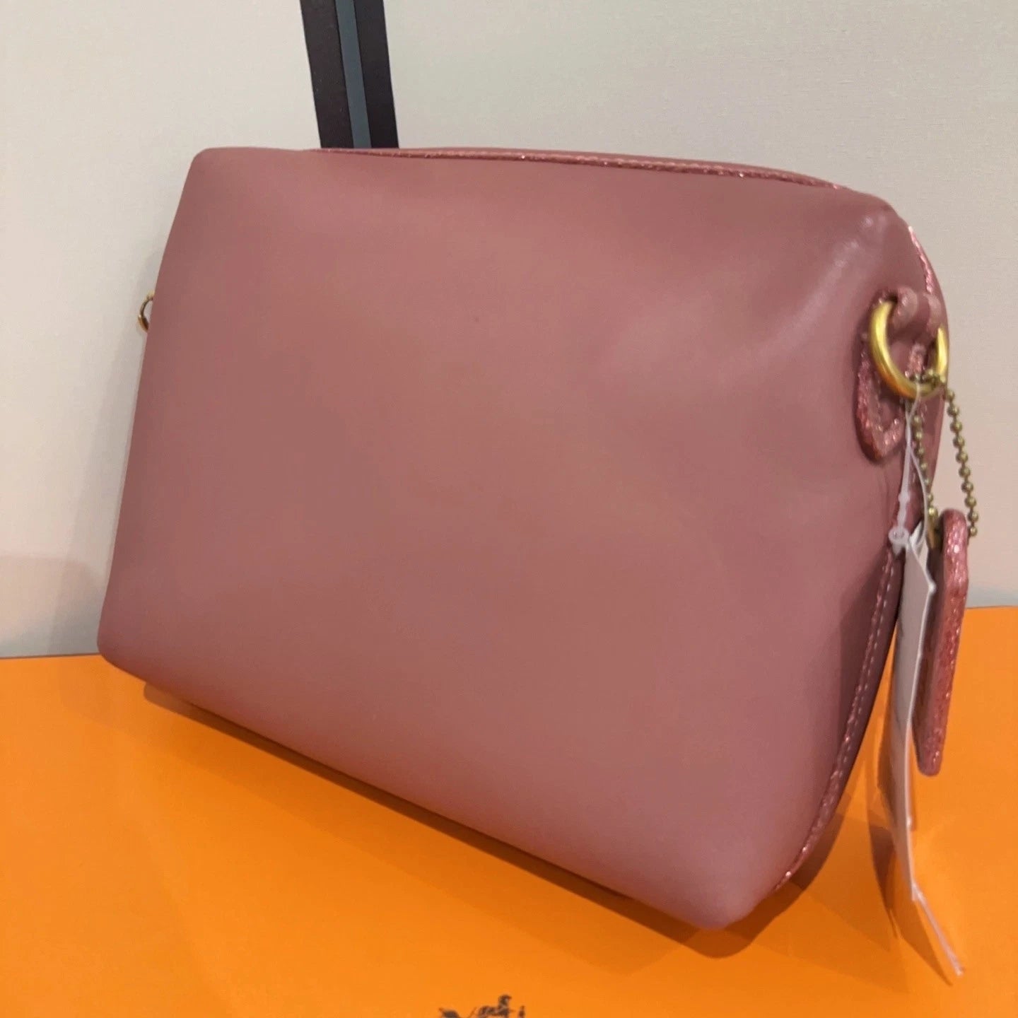 Coach Smooth Leather Small Camera Crossbody Shoulder Bag Women