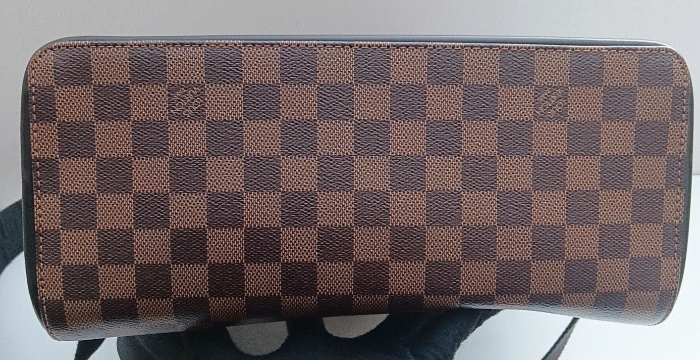 Louis Vuitton Damier Backpack Brown Silver Unisex Adults Classic
