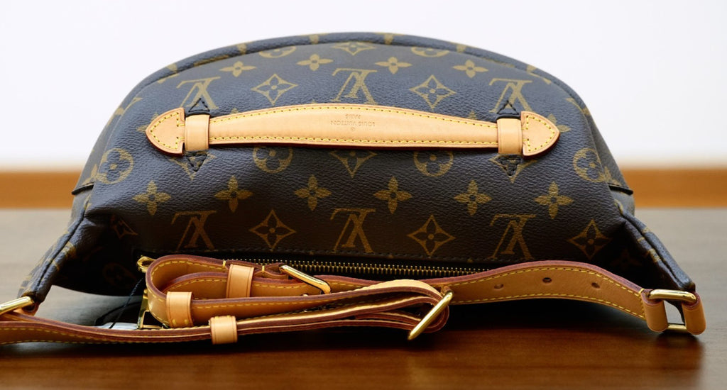 Louis Vuitton Monogram Bum Bag Crossbody Shoulder bag Brown Gold Women Classic