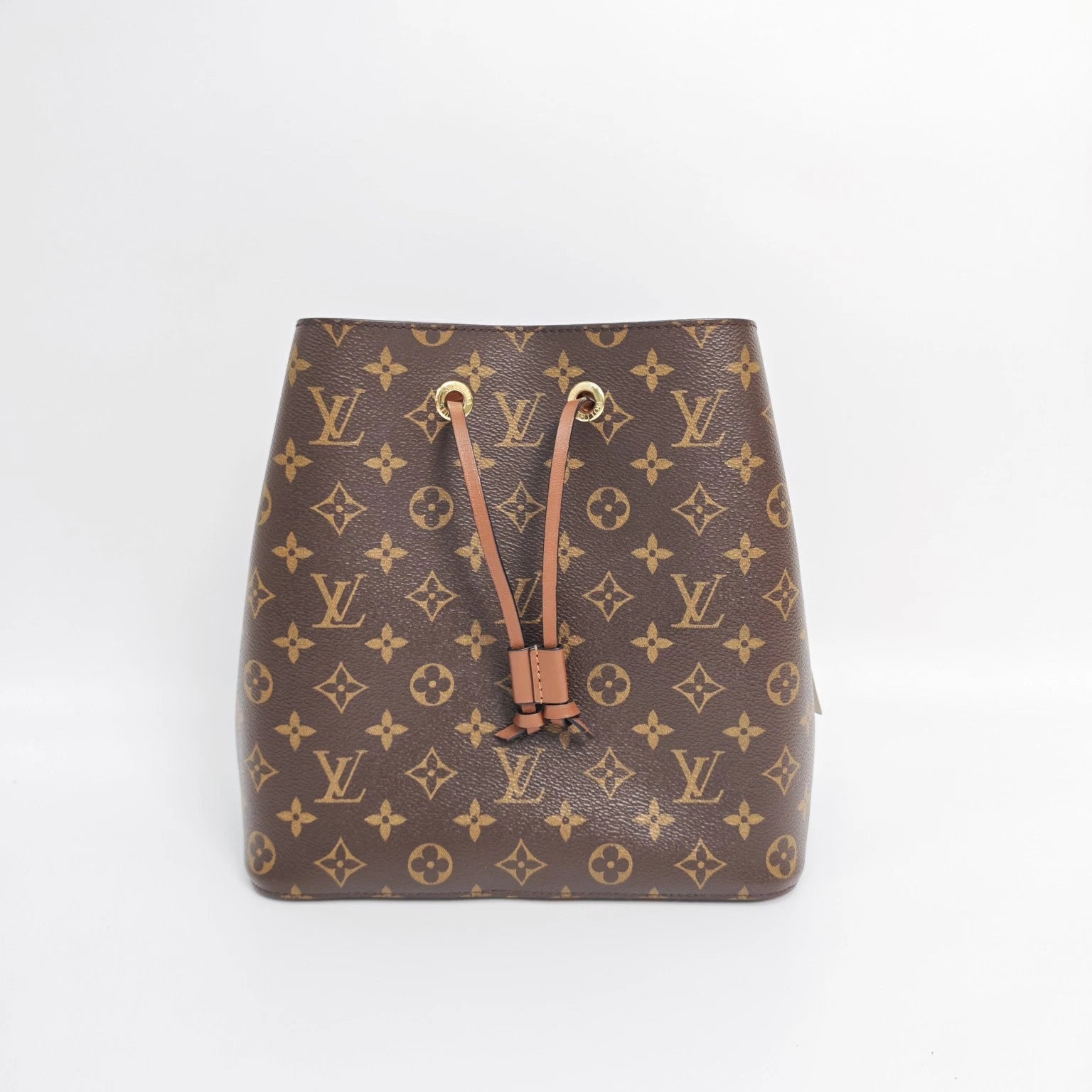 Louis Vuitton NeoNoe Monogram Brown Canvas Medium Bucket Bag For Women