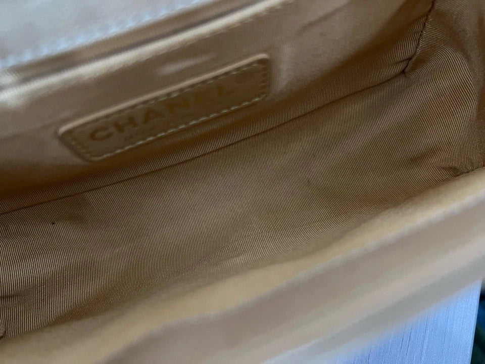 CHANEL Small LeBoy Leather Shoulder Crossbody Bag For Women