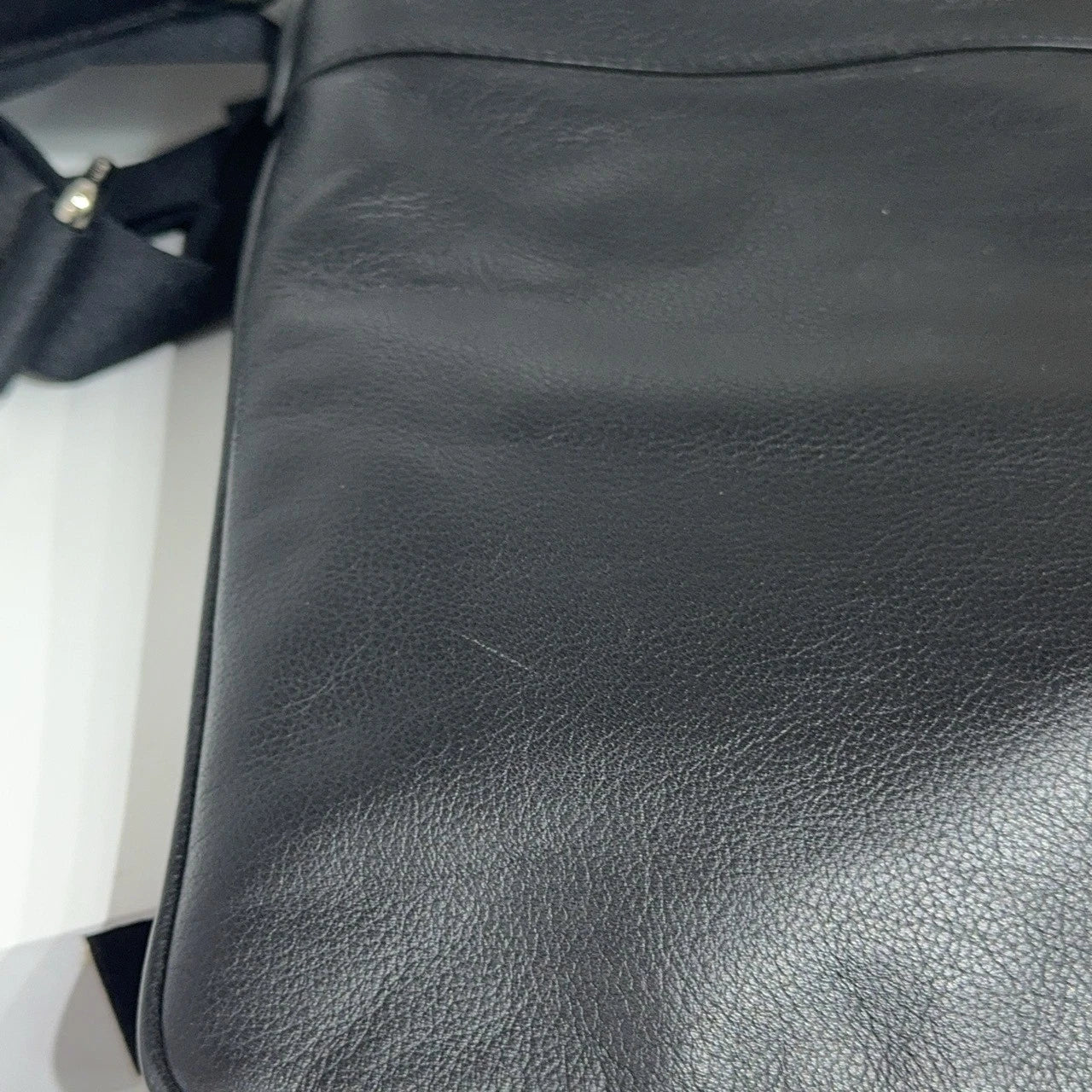Coach Black Leather Shoulder Crossbody Bag For Women