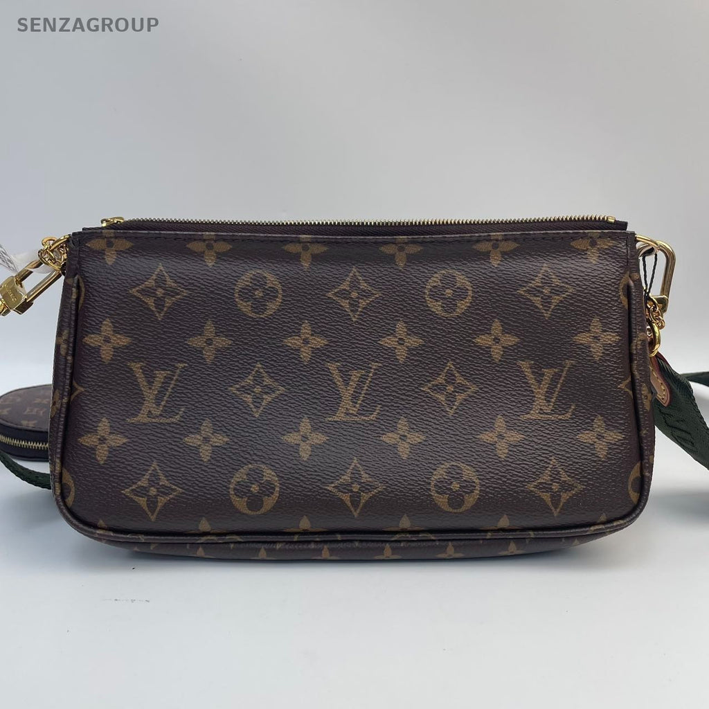 SJ0001 Louis Vuitton Multi Pochette Accessoires Crossbody Brown Canvas