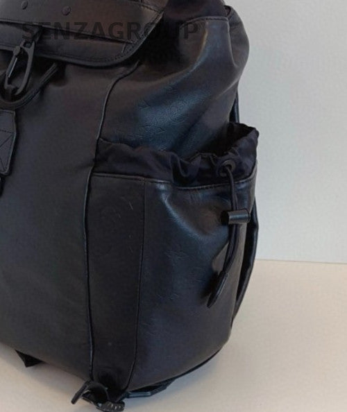 Louis Vuitton Discovery Calfskin Leather Backpack Black Unisex Adults Classic