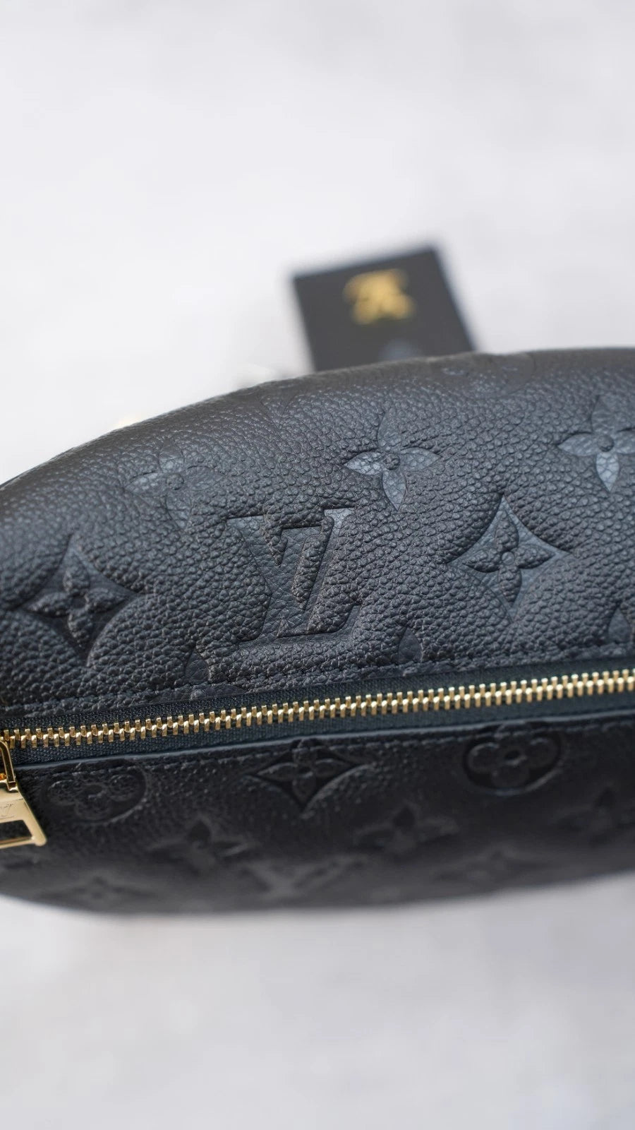 Louis Vuitton High Rise PM Bumbag Monogram Empreinte Black Excellent