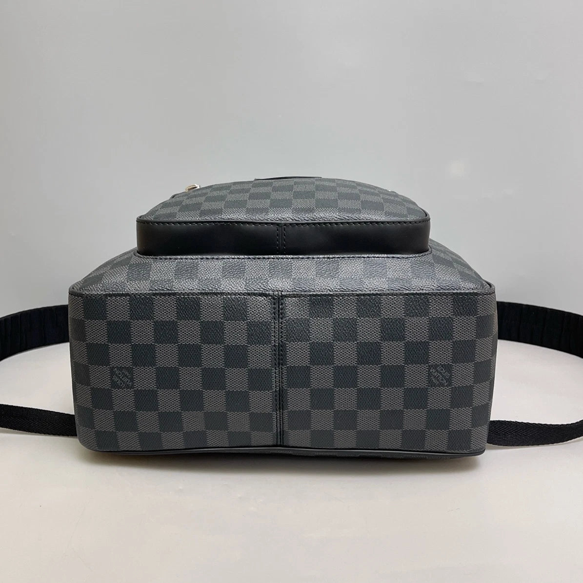 Louis Vuitton Josh Damier Ebene Backpack Black Silver Unisex Addults Classic