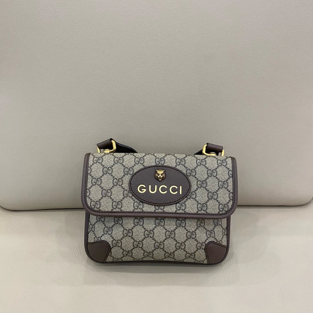 GUCCI Ophidia Canvas Crossbody Bag For Women