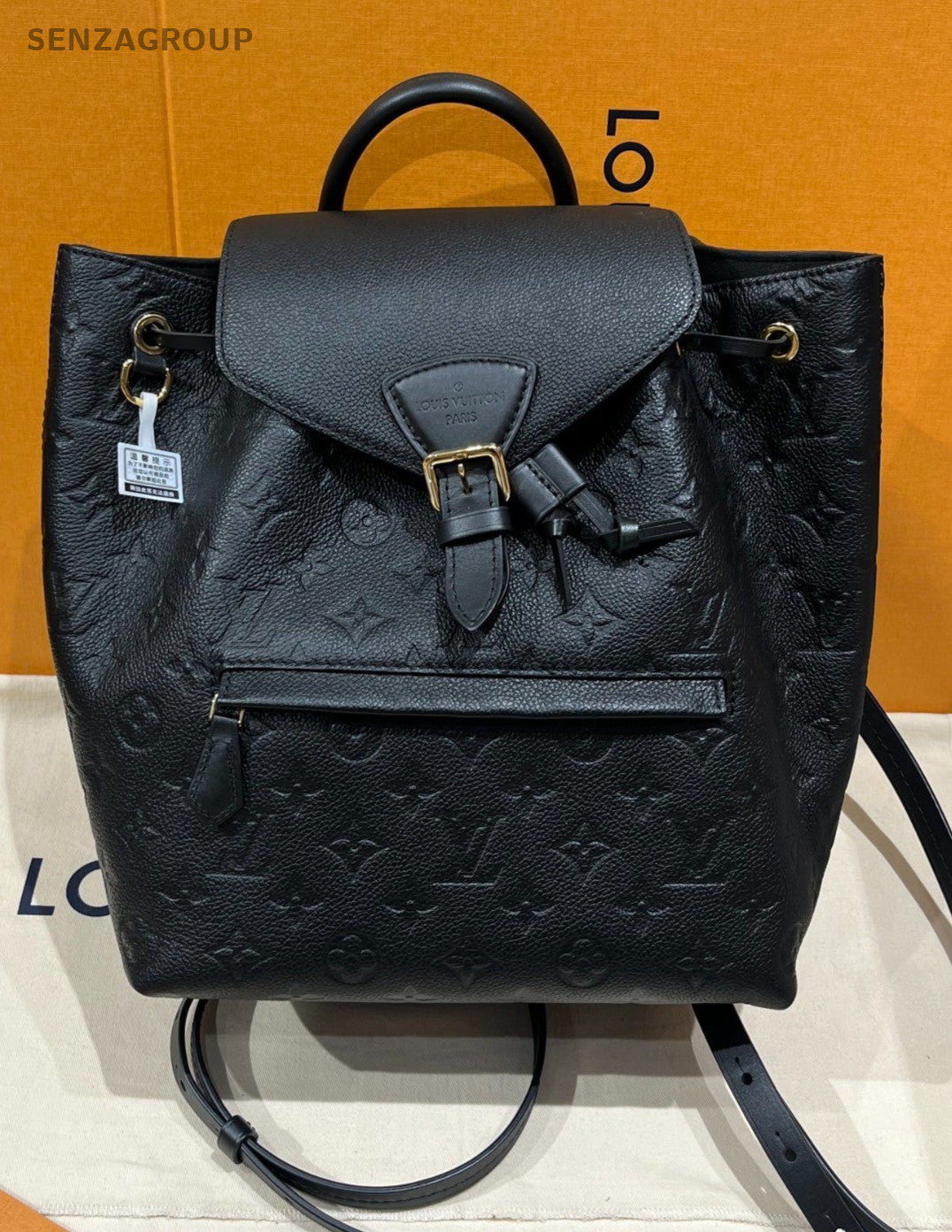 Louis Vuitton Monster Monogram Backpack Shoulder Bag Women Black