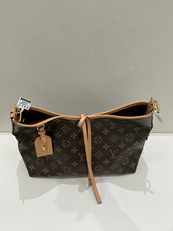 Louis Vuitton Carryall PM Canvas Tote Shoulder Bag For Women