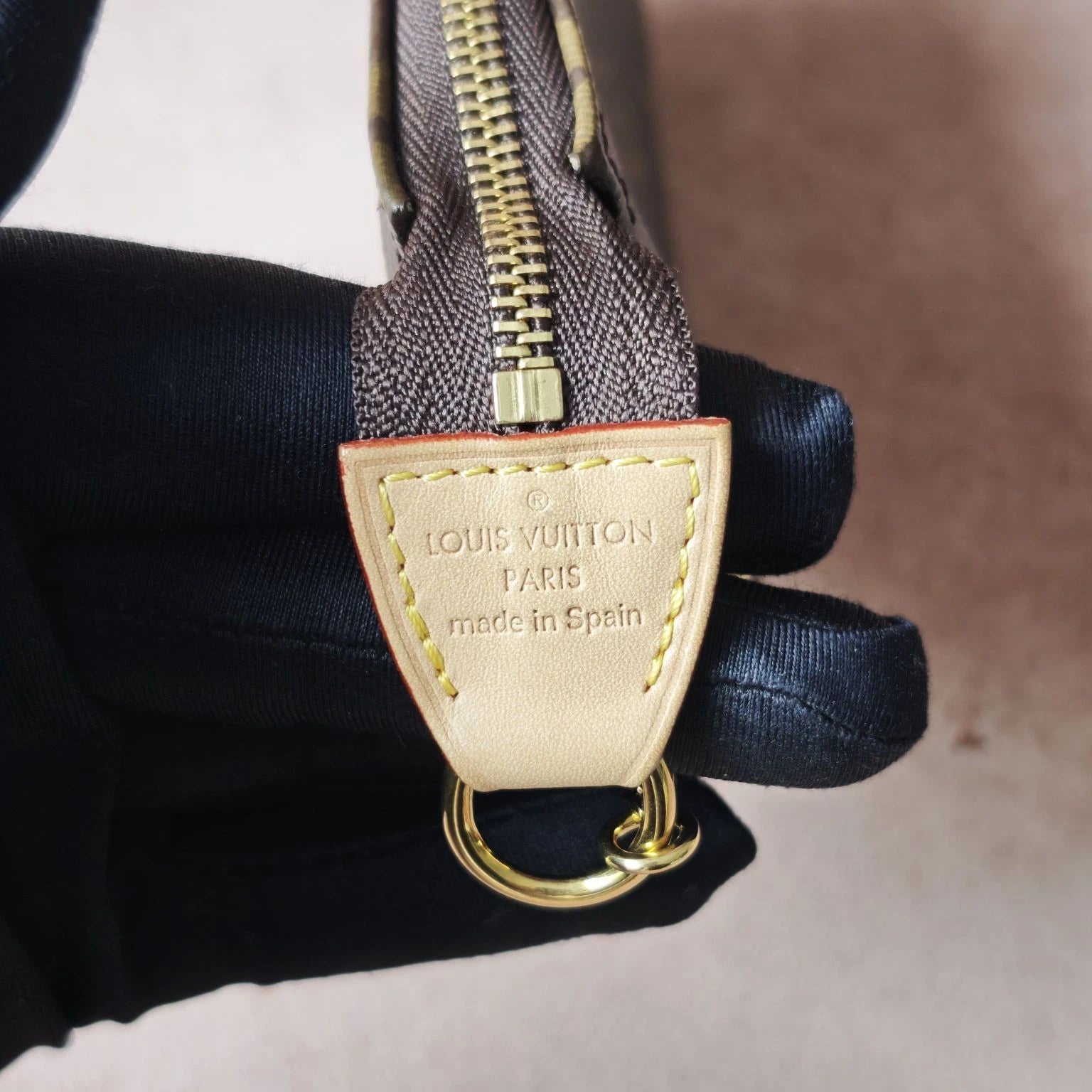 Louis Vuitton Canvas Monogram Mini Chain Clutch Shoulder Bag For Women
