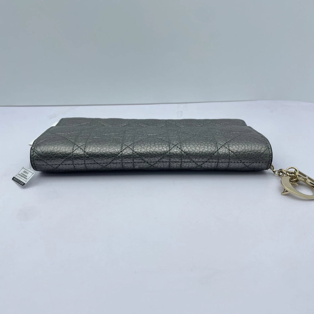 Dior Cannage Gray Clutch Bag For Women