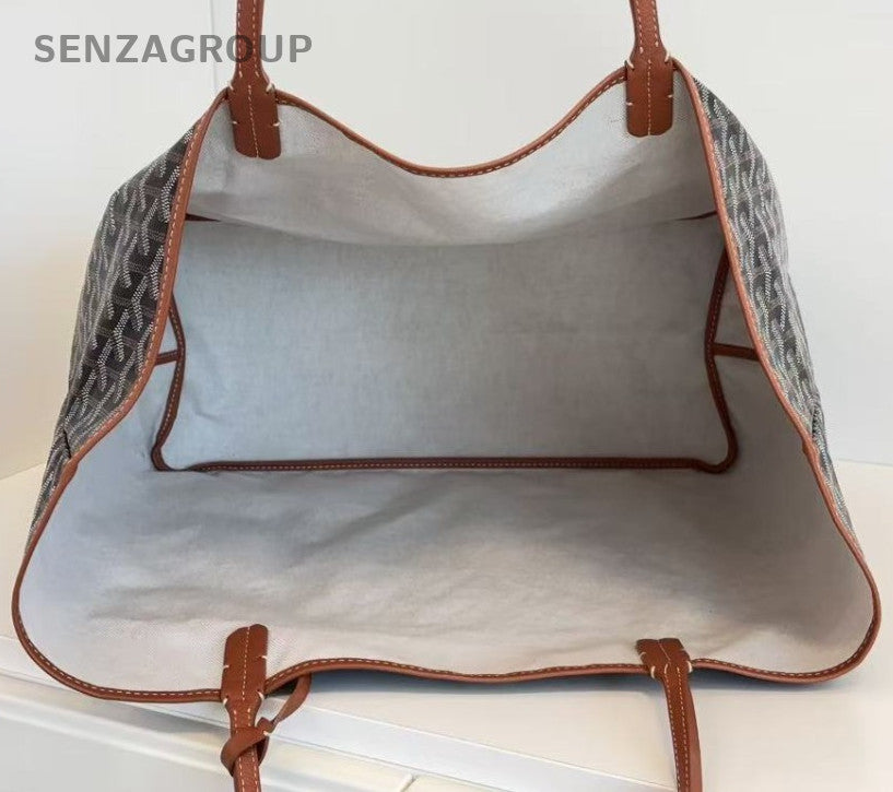 Goyard SaintLouis GM Tote Shoulder Bag Brown Used Women Classic Fashion